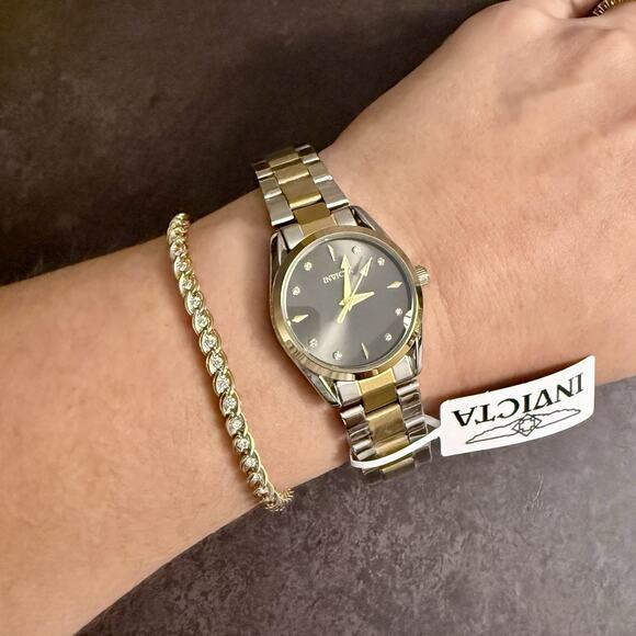 Women’s Invicta Celestial Watch - (69339) Two-Tone Steel & Gold, 28mm - NEW main image 9